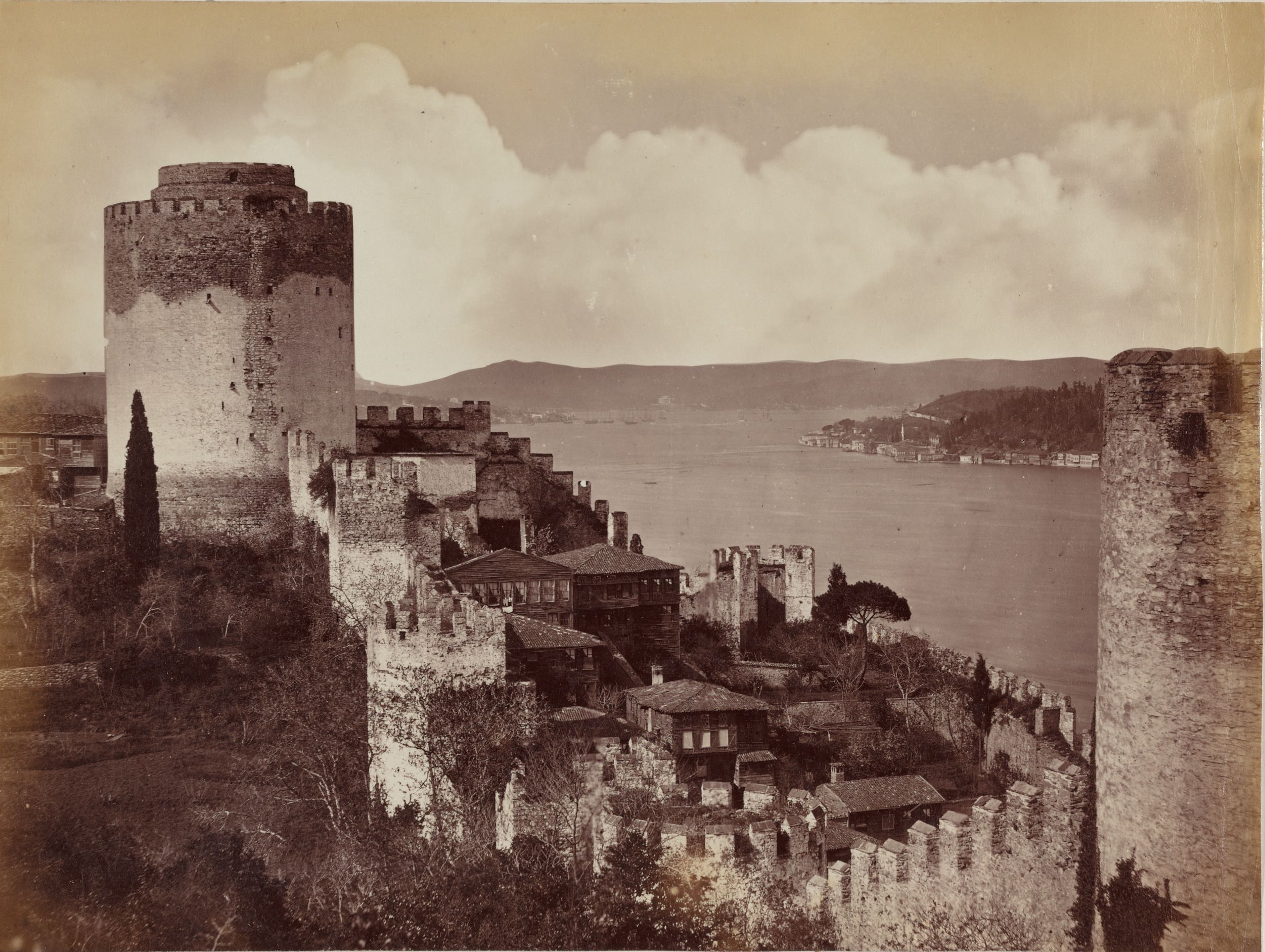 Rumeli Hisarı kalesinin tarihi fotoğrafları