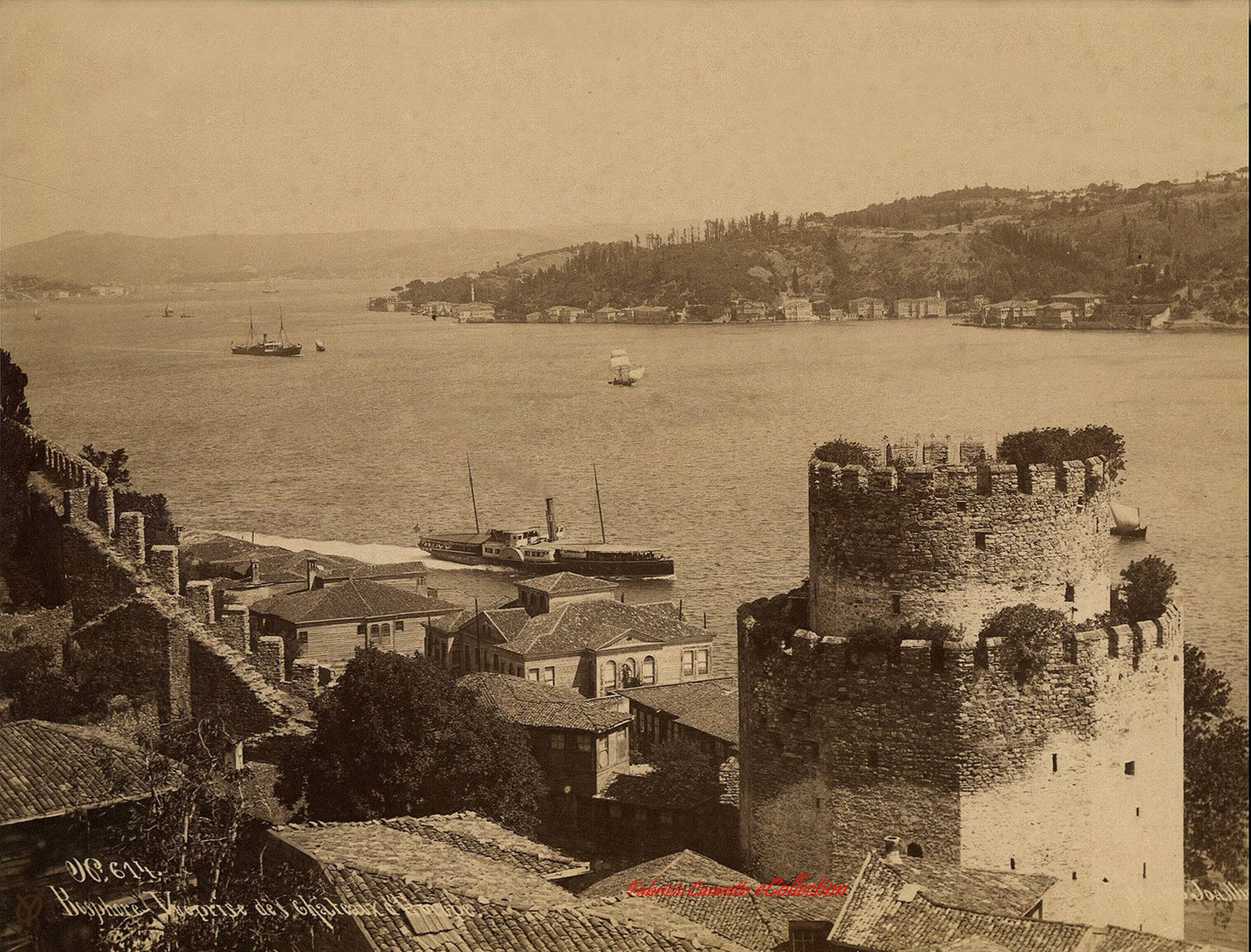 Rumeli Hisarı kalesinin tarihi fotoğrafları
