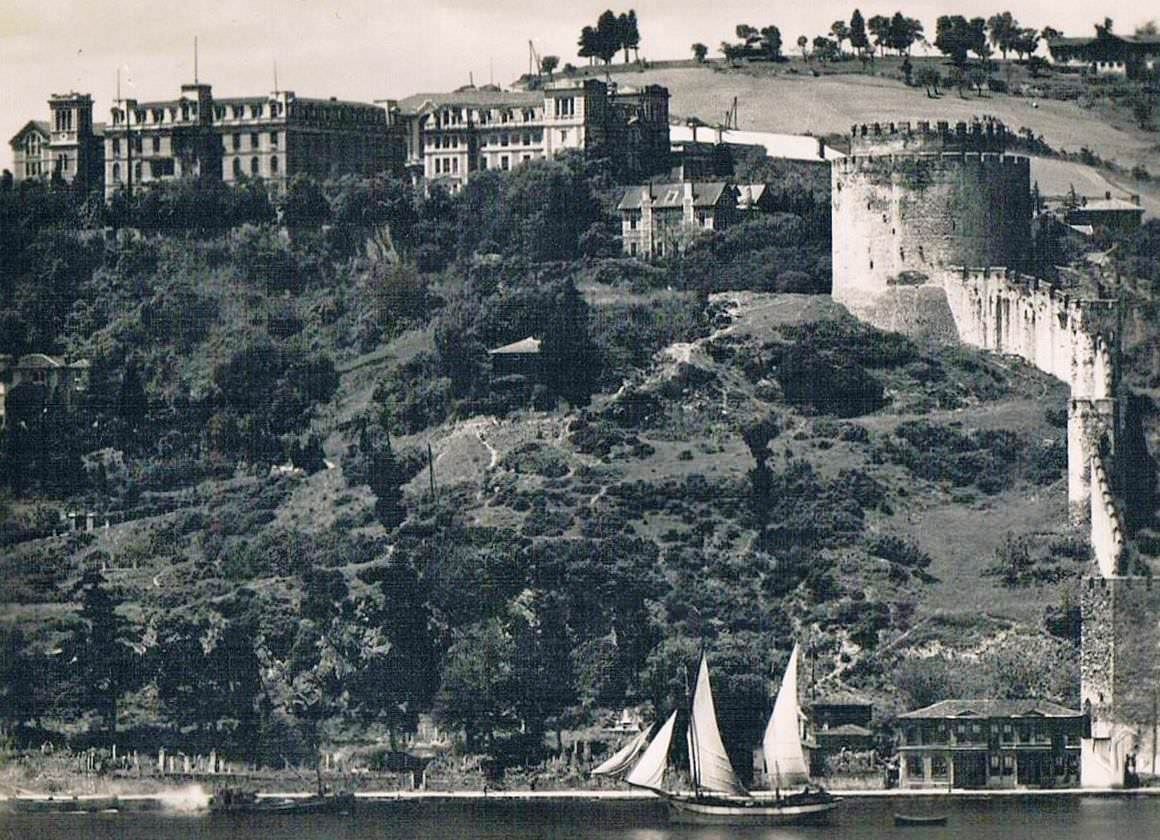 Rumeli Hisarı kalesinin tarihi fotoğrafları