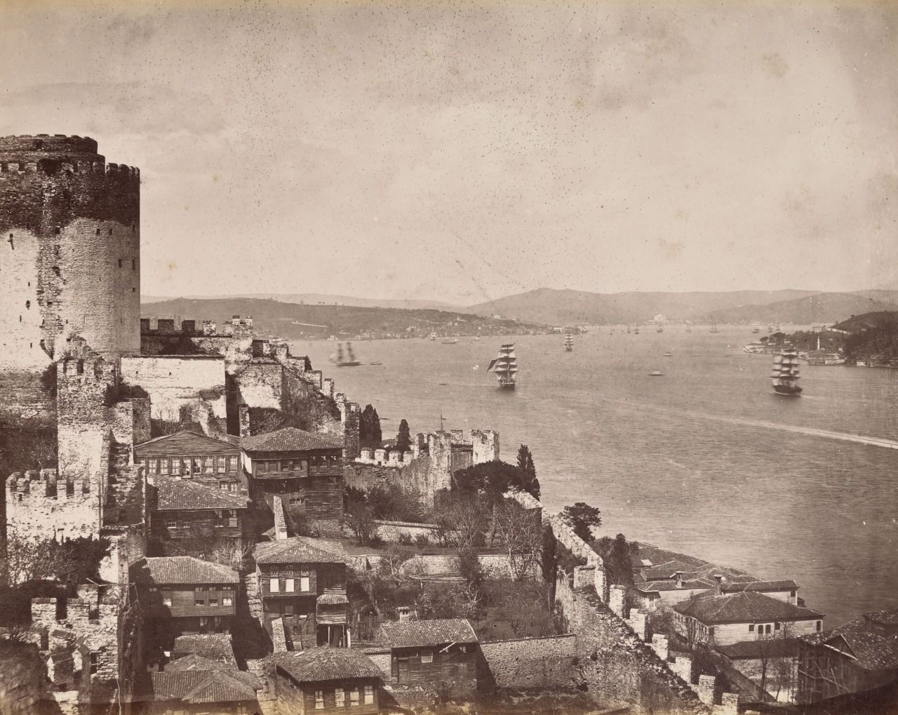 Rumeli Hisarı kalesinin tarihi fotoğrafları